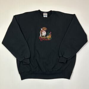 Vintage Ducks Unlimited XL Crewneck Sweatshirt USA Hunting Dog Pheasant